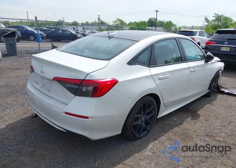 2024 Honda Civic Sport из США, поврежденный, VIN 2HGFE2F54RH520738